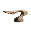 Avelith Sculpted Solid Wood Console Table