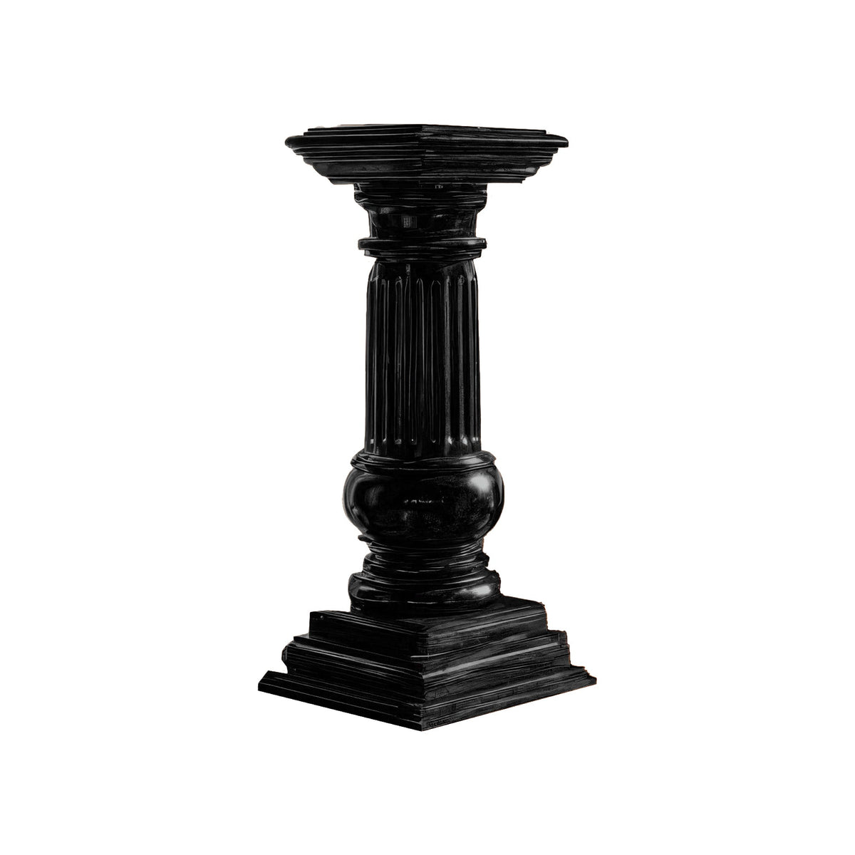 Bravion Handcrafted Solid Wood Pedestal Stand