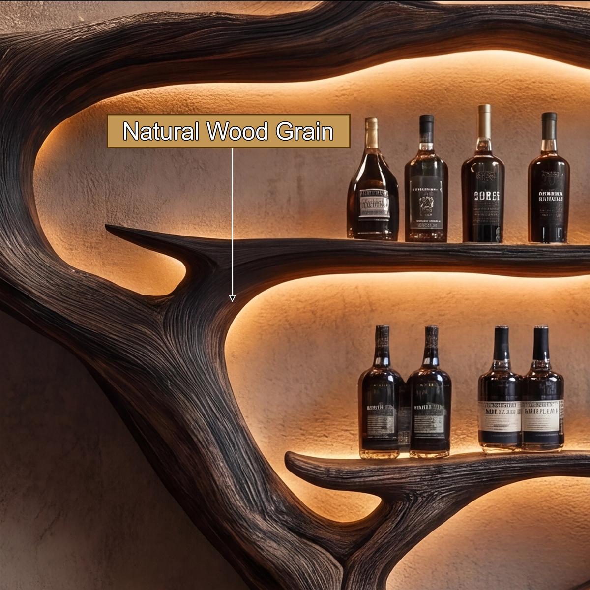 Sylvaris Illuminated Tree Wine Rack