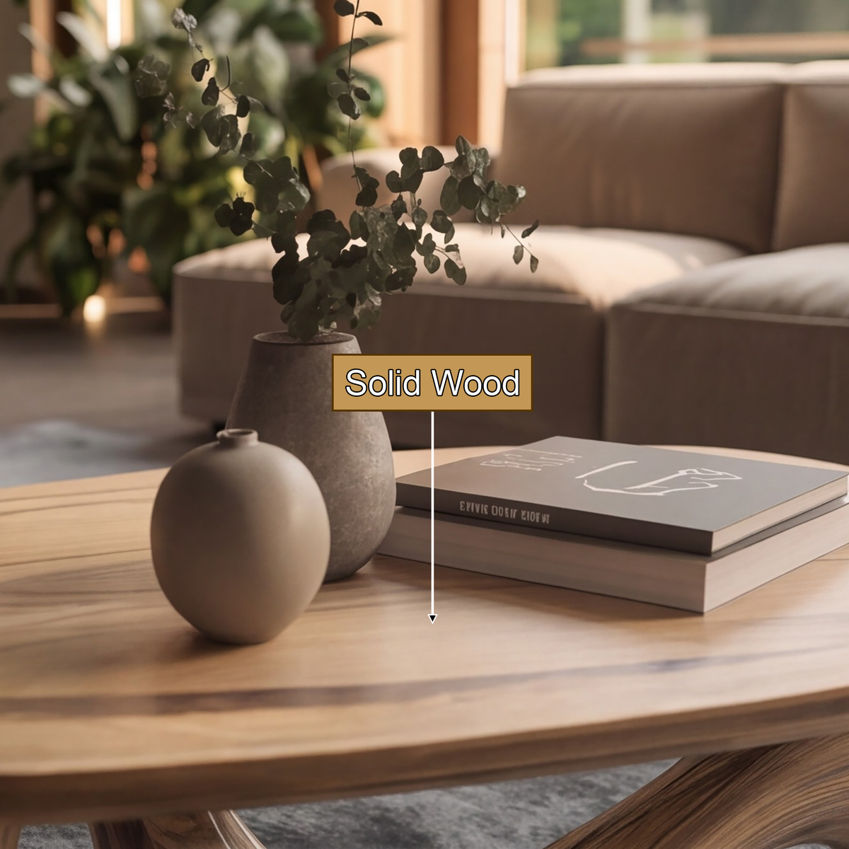 Aurelin Flow Organic Modern Coffee Table